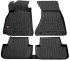 Коврики в салон Audi A4 B8 2007-2015, с бортом, полиуретан, 5шт, Stingray, 5030045