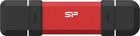 SSD диск Silicon Power DS72 1TB USB Type-A/USB Type-C 3.2 Gen 2 Red (SP001TBUC3S72VPR)