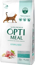 Сухий корм Optimeal Sterilised Turkey With Oat