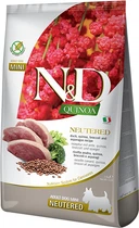 Сухой корм Farmina N&D Quinoa Duck, Brocooli & Asparagus Neutered для взрослых стерилизованных собак мелких пород