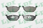 Колодки гальмові LPR 05P730 Volkswagen Golf, Bora, Polo, Jetta; Seat Ibiza, Cordoba; Skoda Fabia, Roomster, Rapid; Audi A1 JZW698151AF, JZW698151A, 8R698151A