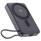 Зовнішній акумулятор Proove OverPower 35W 10000mAh Qi2, Gray