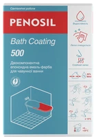 2-компонентная эпоксидная эмаль-краска Penosil для чугунной ванны Bath Coating 960 г Белая (Y0335)