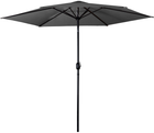 Parasol ogrodowy Plonos PL-884 300 cm Szary (488400)