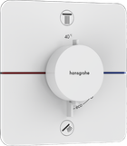 Смеситель скрытого монтажа по термостату HANSGROHE SHOWER SELECT COMFORT Q 15583700, белый матовый