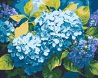 Набор алмазной мозаики Origami Голубая гортензия 40x50 см (OD3489)