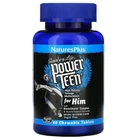 Добавка для хлопчиків-підлітків, NaturesPlus, Power Teen, з натуральним смаком лісових ягід, 60 жувальних таблеток