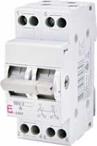 Переключатель трехпозиционный "I-0-II" 2Р SSQ 240 40А ETI 2421425
