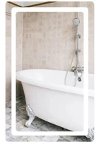 Зеркало Qtap Mideya с антизапотеванием (DC-F911) 500х800 QT2078F911W