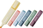 Маркер Axent Highlighter 1-5 мм клиновидный ассорти morandi 24 шт (2537-50-A)