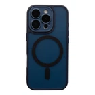 Чохол TPU+PC Magnetic Matte Camera Lens with Magsafe для iPhone 16 Pro Max Dark Blue