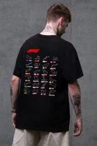 Чоловіча Оверсайз Футболка З Принтом Track Black L/XL (8049672)