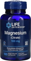Магний (цитрат), Magnesium (citrate), Life Extension, 160 мг, 100 вегетарианских капсул