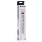 Мережевий фільтр Gembird SPG5-G-6G 1.8 м 5 розеток Grey