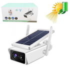 Автономная камера уличная беспроводная на солнечной батарее 2 MP AP IP Solar Q1-400W APP ICSEE