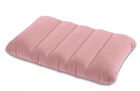 Надувная подушка Intex флокированная компактная розовая 43×28×9 см (IND-68676-pink)