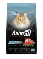 Сухий корм для кішок AnimAll з лососем, білою рибою та свіжою індичкою