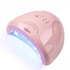 Професійна UV/LED лампа SUNone для манікюру, 48 Вт рожева
