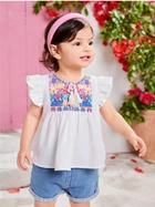 Блуза SHEIN 68/74 Белый sa2402194743392291_01