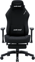 Крісло льняне ігрове Anda Seat Luna Pro Size L до 100 кг Black Fabric (AD18T-44-B-F)
