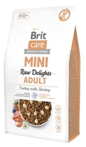 Сухий корм Brit Care Mini Raw Delights Adult індичка з креветкою