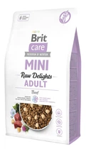 Корм сухий для собак малих порід Brit Care Mini Raw Delights Beef