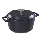 Кастрюля с крышкой Barazzoni Ghisa 80300202085 20 см 2.5 л черная 5090852