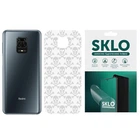Захисна плівка SKLO Back (тил) Transp. для Xiaomi Redmi 7A (Прозорий / Черепи)