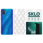 Захисна плівка SKLO Back (тил) Transp. для ZTE Blade V2020 Smart (Прозорий / Черепи)