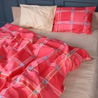 Комплект постільної білизни Mirson King Size 220х240 см 17-0783 Checkered Flame Бязь (2200011274775)