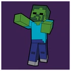 Набір для творчості Santi Картина за номерами Minecraft "Майнкрафт - Зомбі" 25х25 см набір акрилових фарб + 2 пензлі (955026)