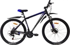 Велосипед CrossBike Storm 2024 27.5" 15" Черный-Синий (27CJPr-004381)