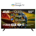 2E Телевизор 50" QLED 4K 60Hz Smart Google TV Black