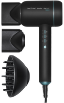 Suszarka do włosów Cecotec IoniCare 6000 RockStar Ice czarno-niebieska (8435484042277)
