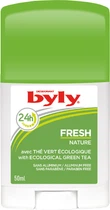 Дезодорант-стік Byly Fresh Nature Захист 24 години З м’ятою та зеленим чаєм Без алюмінію 50 мл (8411104003293)