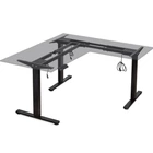Каркас столу Mealux Powerframe Trio Black з трьома електродвигунами (арт. BS-30 Black)
