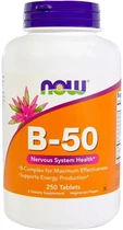 Комплекс вітамінів групи В Now Foods B-50 250 таблеток (733739004284)