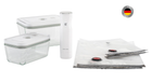 Вакуумный стартовый набор ZWILLING Fresh & Save 7 шт стекло M/L белый вакуумный насос контейнеры пакеты 36806-007-0