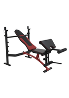Скамья для жима York Fitness Delta Pro 1000 со стойкой для штанги партой Скотта для дома спортзала