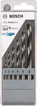 Набор сверл по металлу Bosch HSS PointTeQ 6 штук (2608577346)