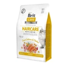 Сухой корм для кошек Brit Care Cat GF Haircare Healthy & Shiny Coat со сложным уходом за шерстью с лососем и курицей