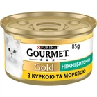 Влажный корм Purina Gourmet Gold Нежные биточки с курицей и морковью 85 г