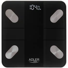 Напольные электронные весы Adler AD 8186 Smart до 180кг 3хААА автовыключение Black (AD8186B)