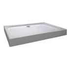 Душовий піддон RJ 120x80x15 см прямокутний, в комплекті з сифоном white 120RZ501