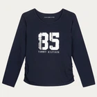 Детский лонгслив для девочки Tommy Hilfiger 75821544 122 см Синий (1159832593)
