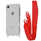 Чехол WAVE Clear Case With Strap для Iphone Xr Red