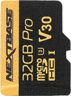 Karta pamięci Nextbase microSDHC UHS-II Industrial Grade 32GB + adapter SD (NBDVRS2SD32GBU3)