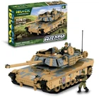 Конструктор IBLOCK арт. PL-921-504 Армия, M1 Abrams, 1176дет., 2фигурки, короб. 63, 5*43*9см