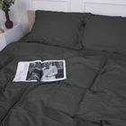 Комплект постельного белья MirSon Satin Stripe 30-0012 Dark Gray 160х220 Семейный (2200005252017)