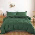 Комплект постільної білизни MirSon King Size 220x240 см Light Pro 10-009 Green Satin (2200010173215)